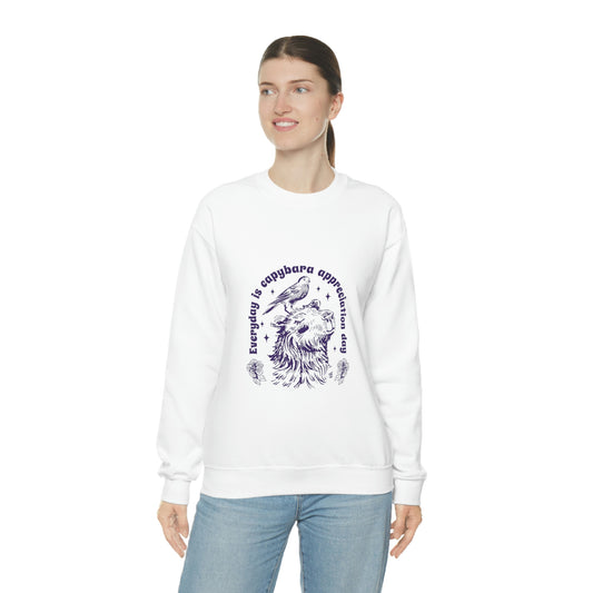 Capybara and Bird - Unisex Sweatshirt