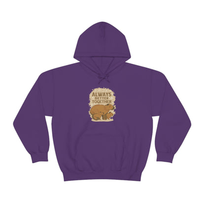 Capybara Family Together - Unisex Hoodie