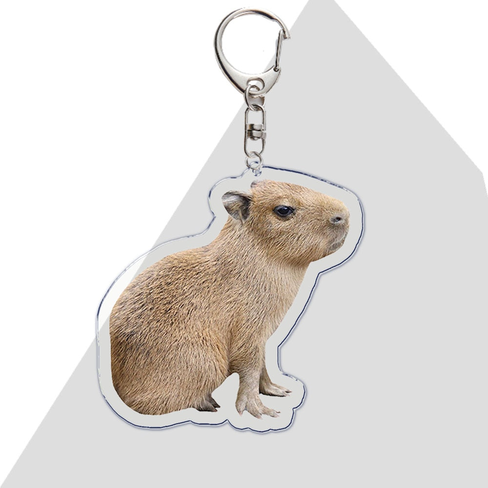 Creative Capybara Acrylic Keychain – CapyPal