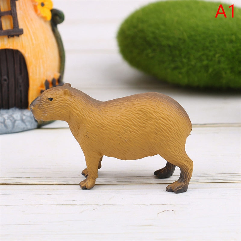 Toyvian 4 Stück Simulations-capybara-modell Dekoration Kleine