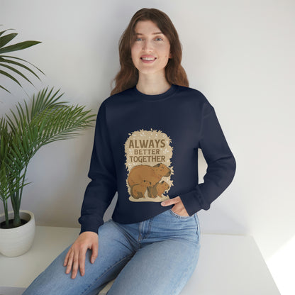 Capybara Family Together - Unisex Sweatshirt