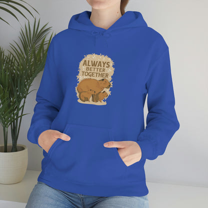 Capybara Family Together - Unisex Hoodie