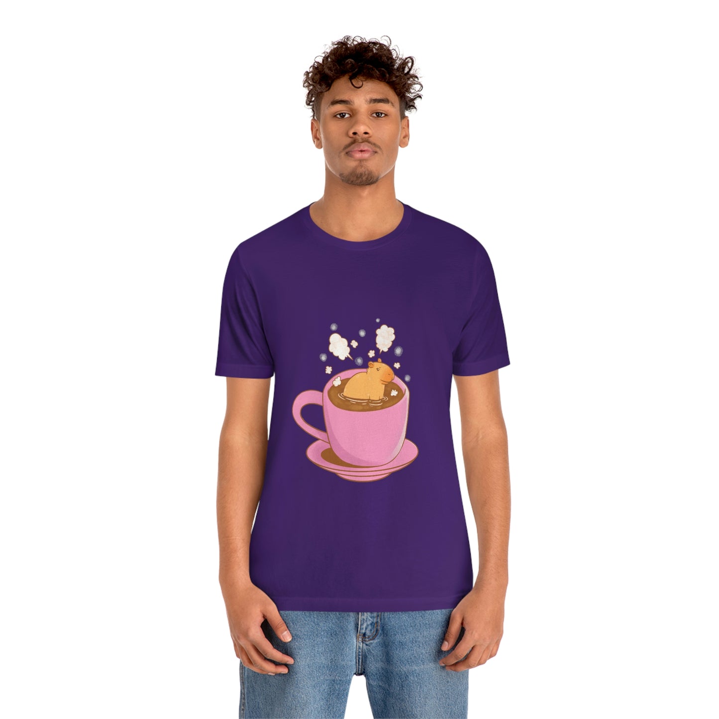 Capybara Hot Coffee - Premium Unisex Tee