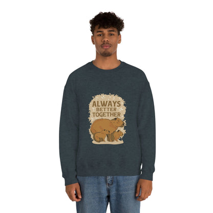 Capybara Family Together - Unisex Sweatshirt