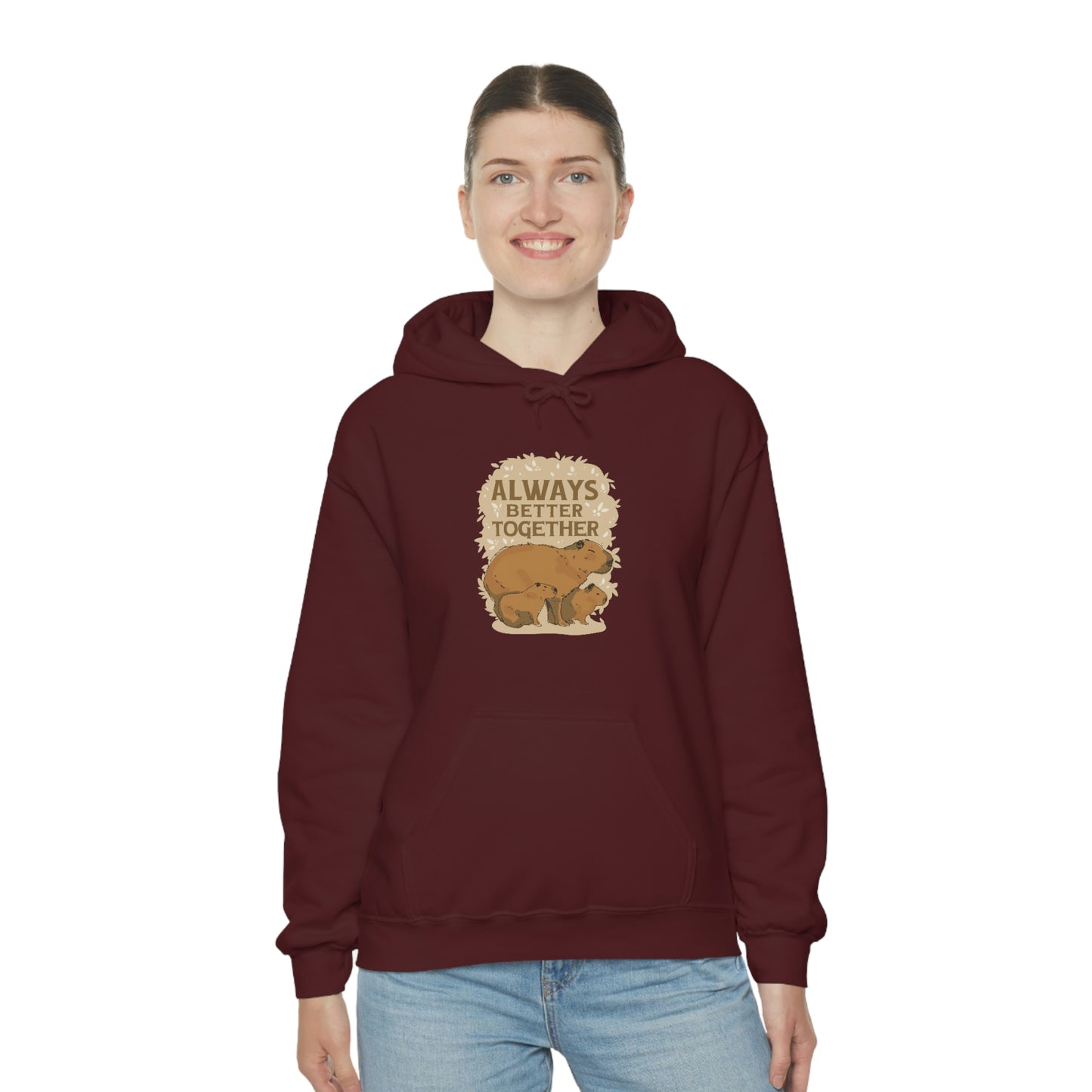 Capybara Family Together - Unisex Hoodie