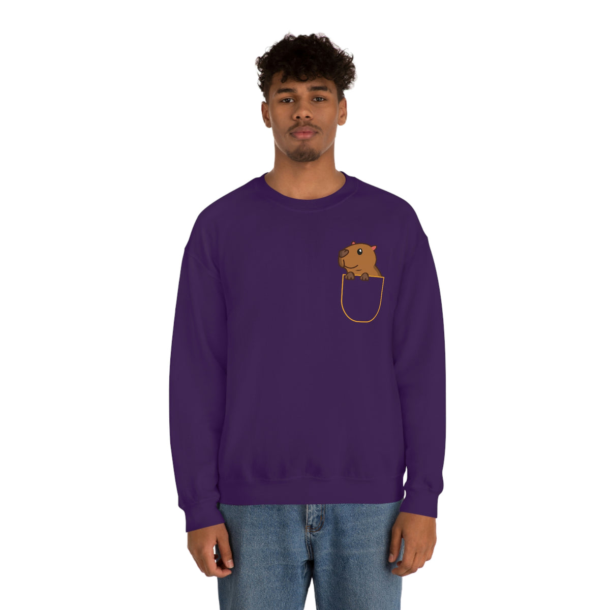 Capy on Pocket - Unisex Sweatshirt