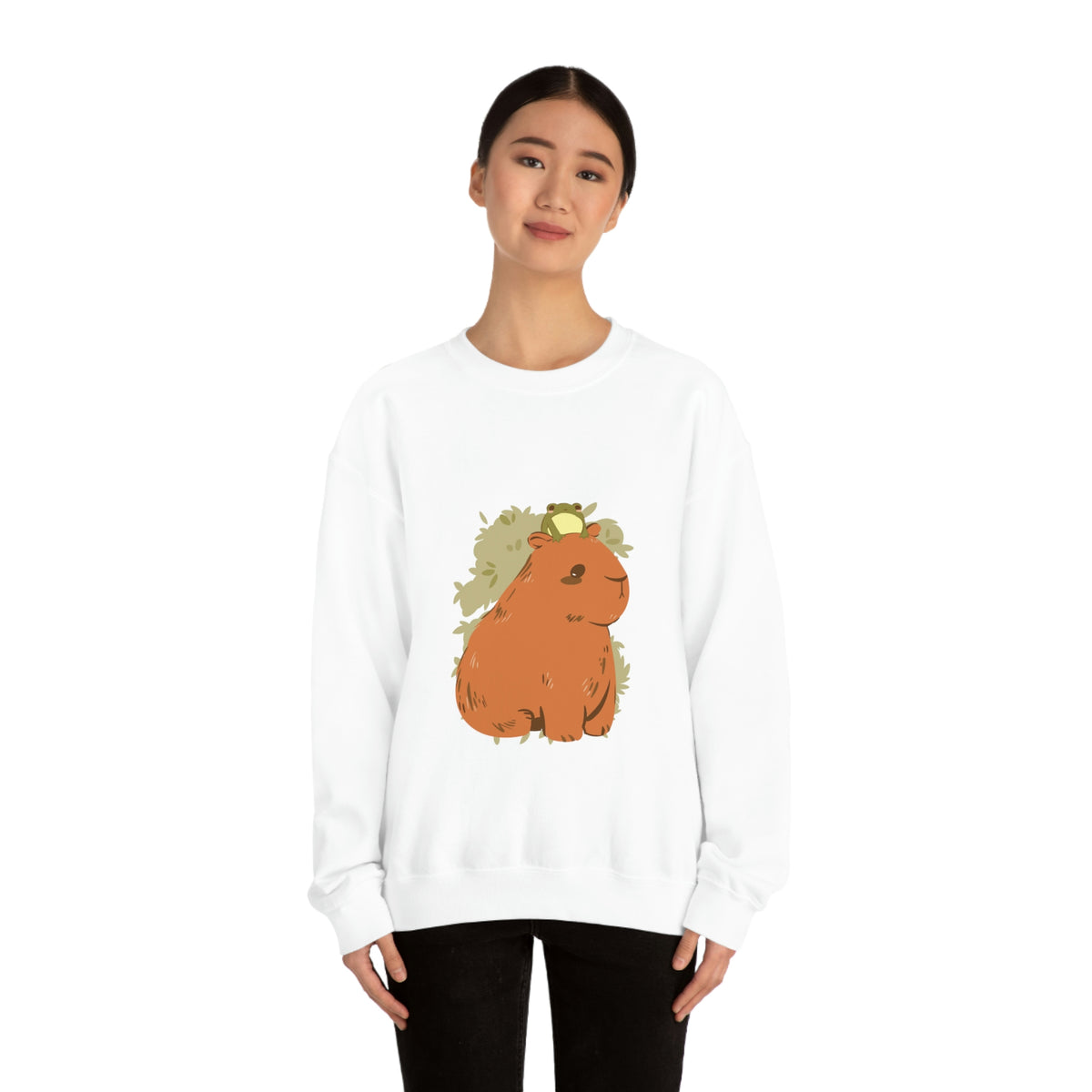 Capybara and Frog - Unisex Sweatshirt