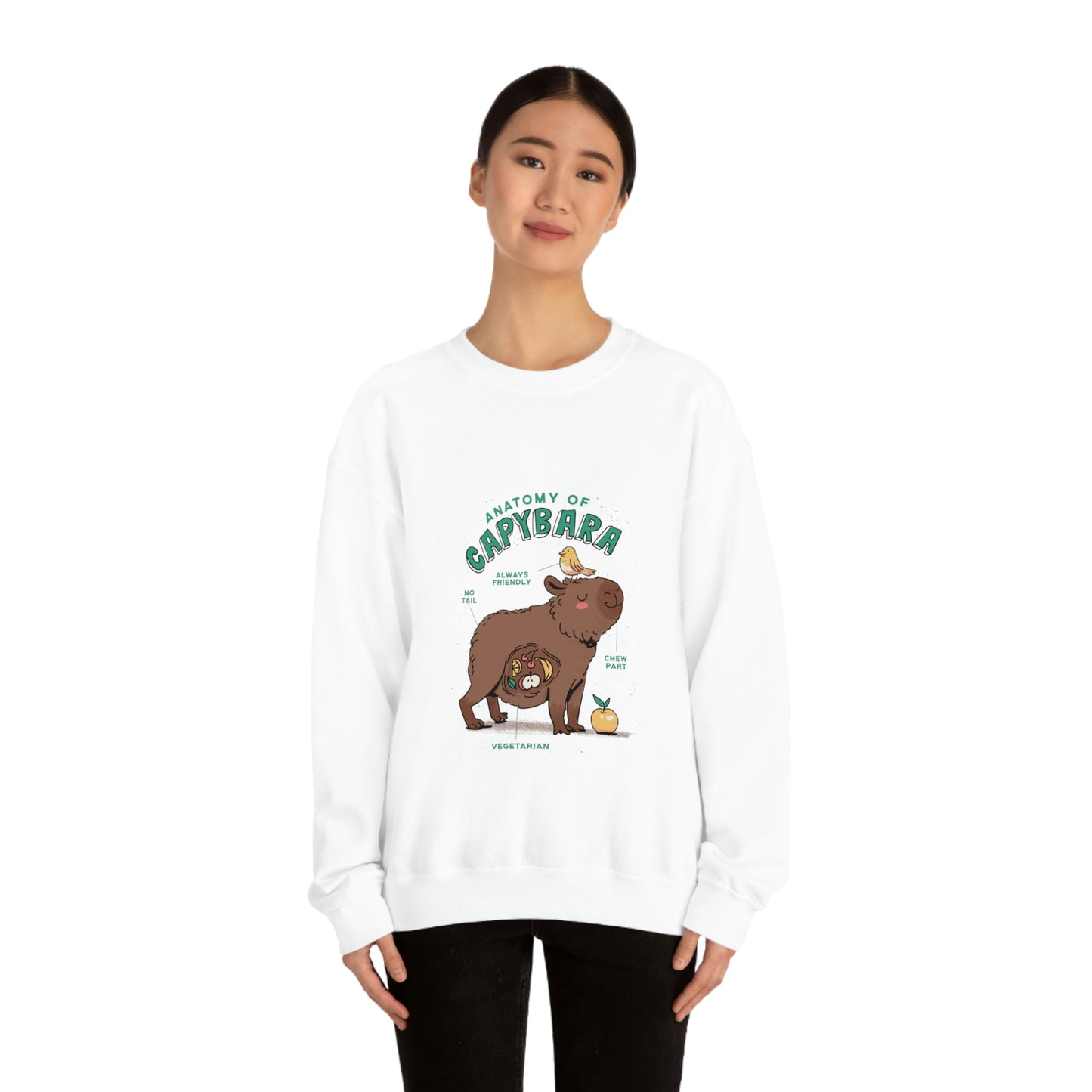 Capybara Anatomy - Unisex Sweatshirt