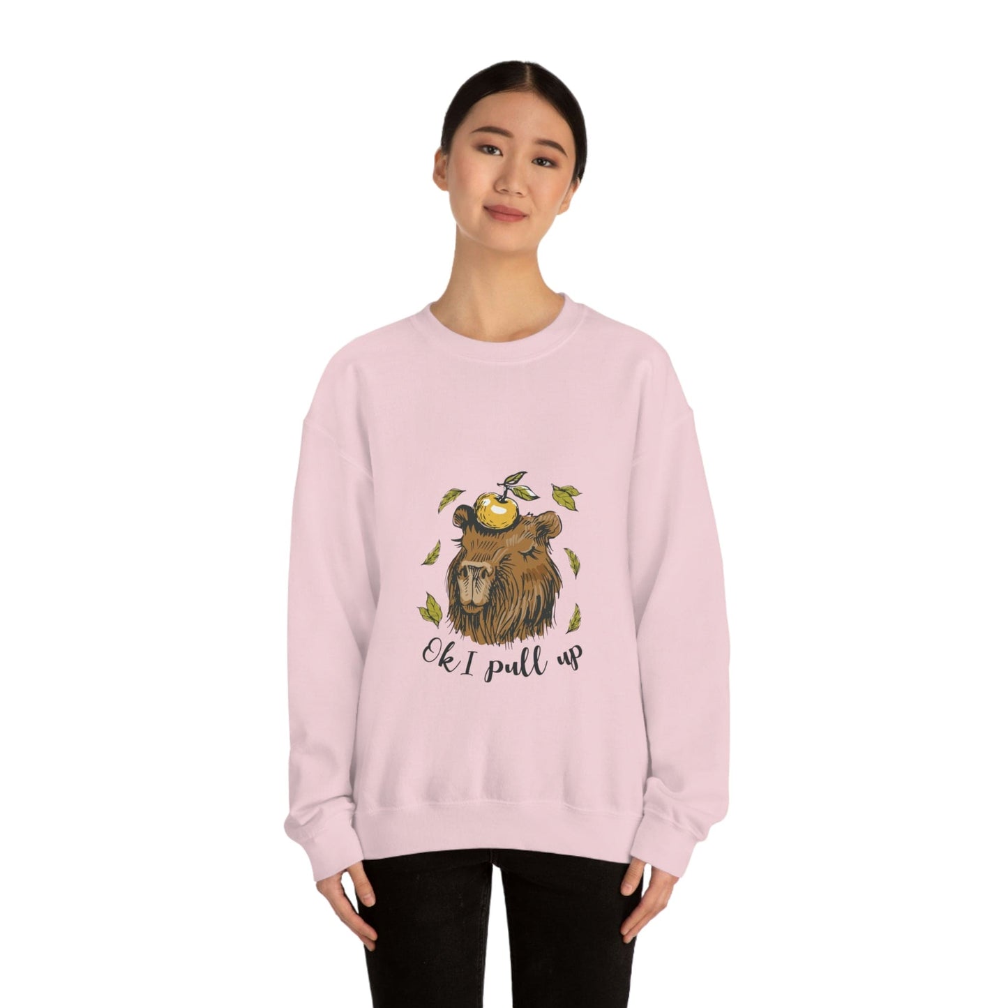 Capybara and Orange - Unisex Sweatshirt