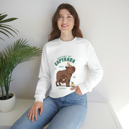 Capybara Anatomy - Unisex Sweatshirt