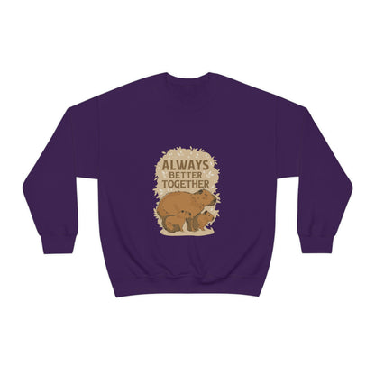 Capybara Family Together - Unisex Sweatshirt