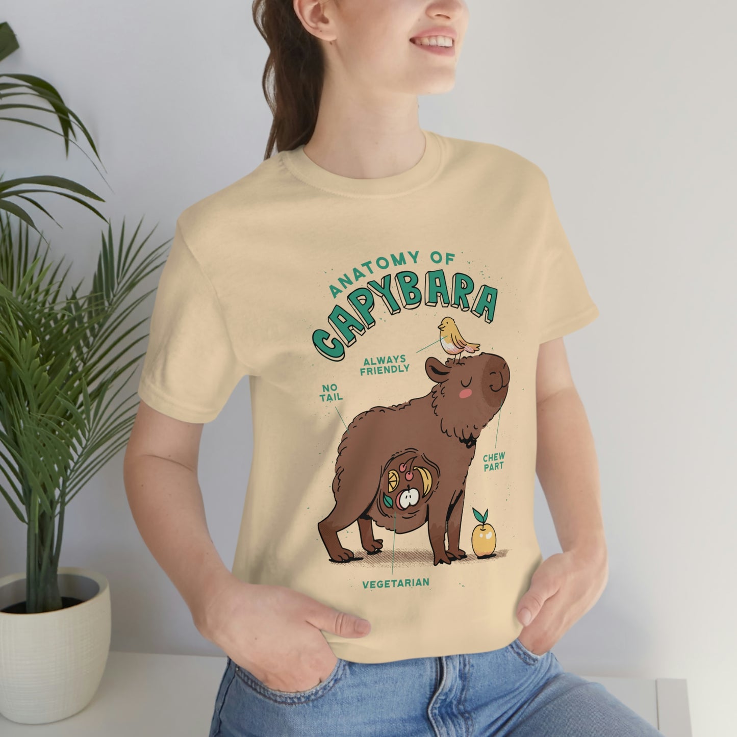 Capybara Anatomy - Premium Unisex Tee