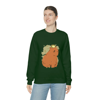 Capybara and Frog - Unisex Sweatshirt