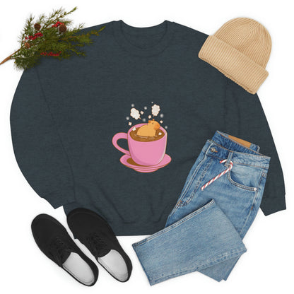 Capybara Hot Coffee - Unisex Sweatshirt