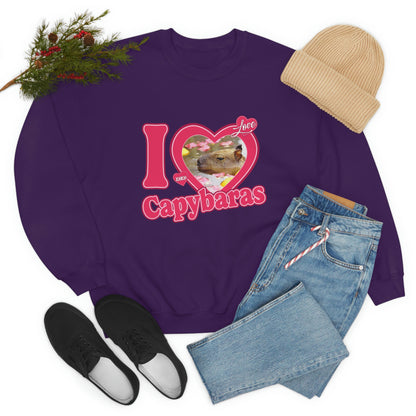 I love Capybaras - Unisex Sweatshirt