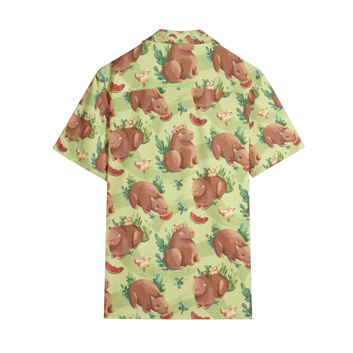 Playful Capybara - Short Sleeve Shirts